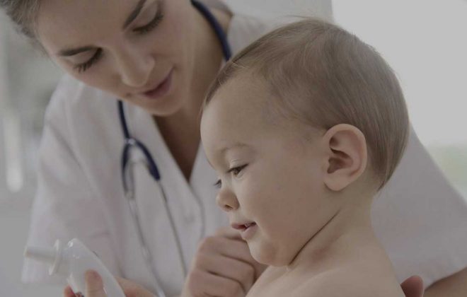 Picture of a Baby Patient (Links to Clinical Genetics Page)